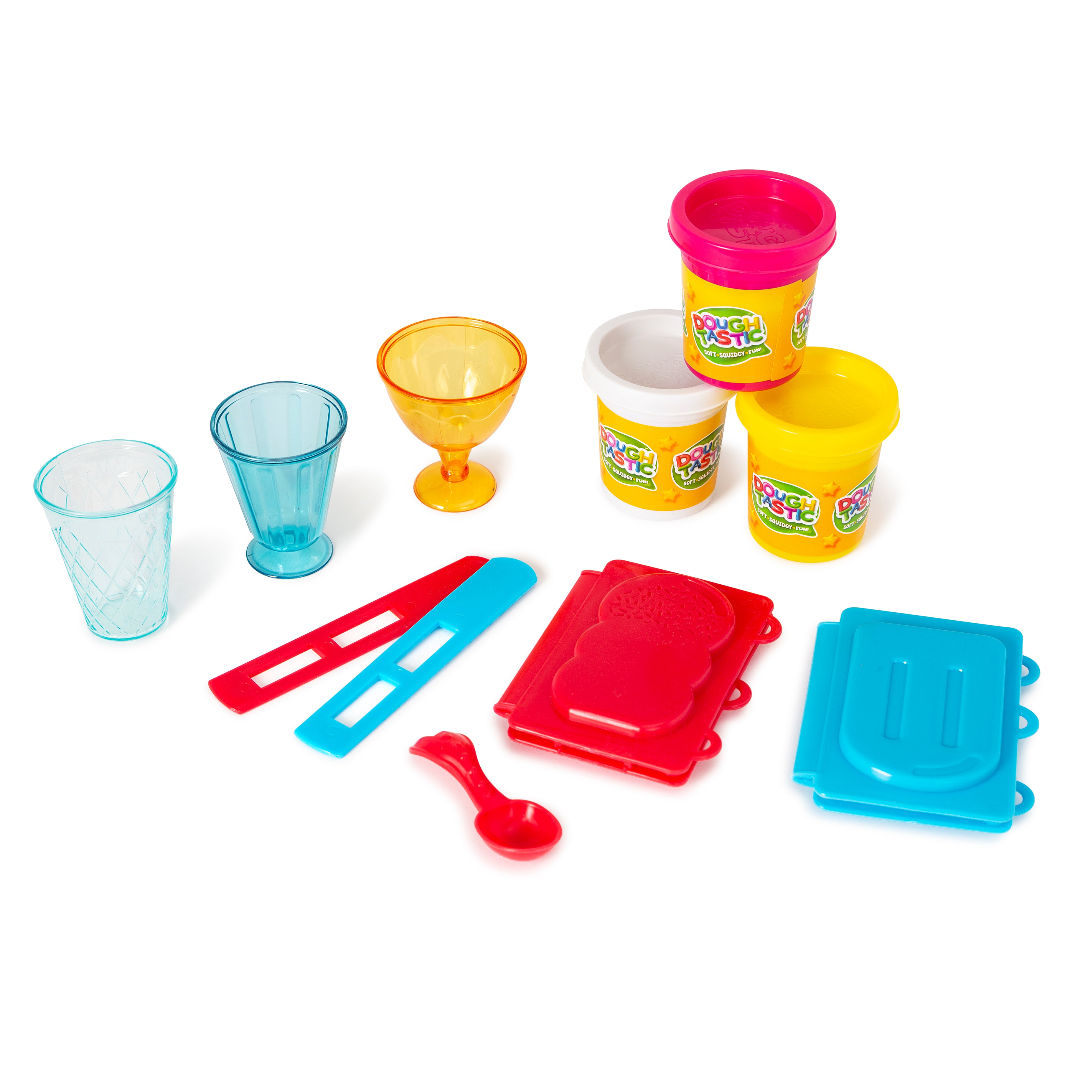 Kids Children Ice Cream Dough Craft Gift Set Tubs And Shapes Toy Hobby For Play Kids Children Ice Cream Dough Craft Gift Set Tubs And Shapes Toy Hobby For Play